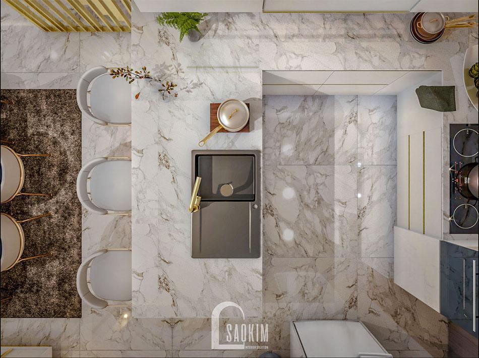 Nội thất phòng bếp hiện đại, thông minh