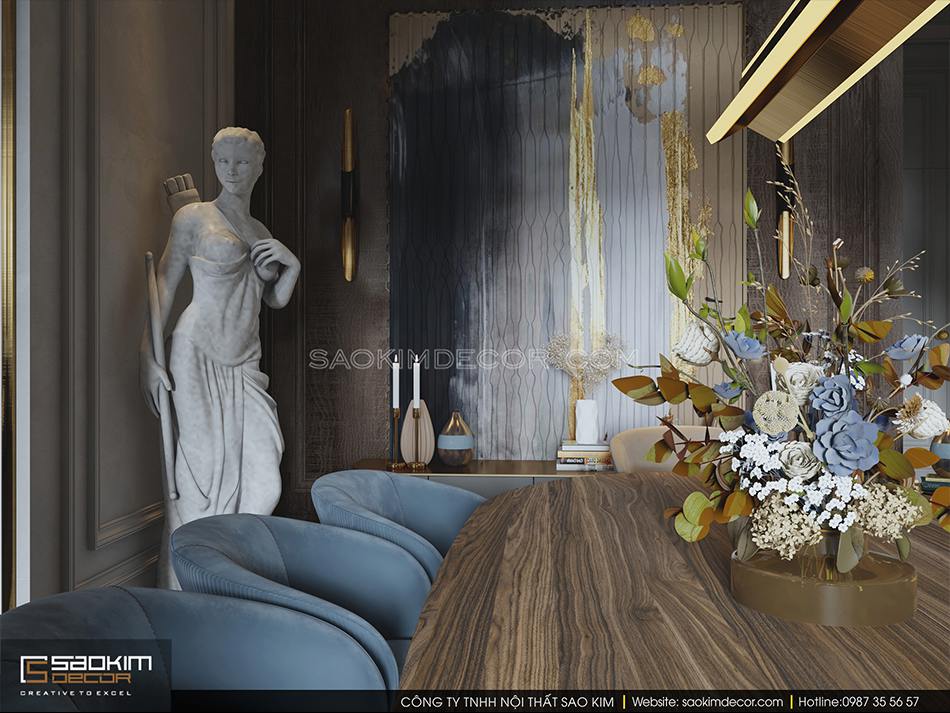 Thiết kế phòng ăn biệt thự