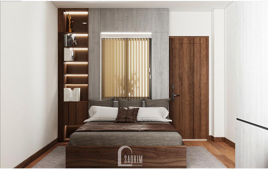 Phòng ngủ riêng tư, ấm cúng, tạo cảm giác thư thái cho chủ nhân