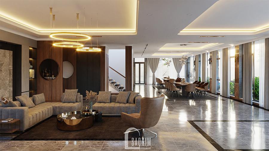 Thiết kế biệt thự nghỉ dưỡng đẹp 200m2 tại Ba Vì theo phong cách hiện đại