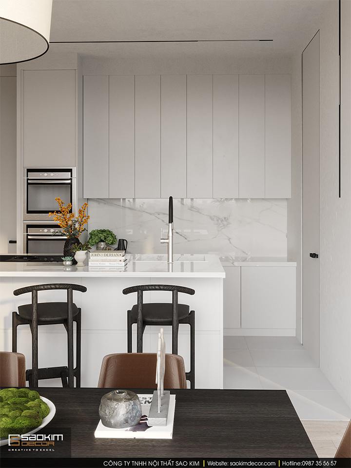 Thiết kế phòng khách biệt thự biển tại Đà Nẵng