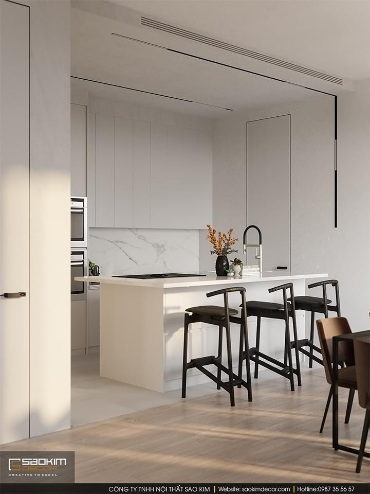 Thiết kế phòng khách biệt thự biển tại Đà Nẵng