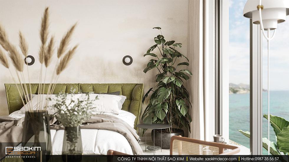 Thiết kế phòng ngủ biệt thự