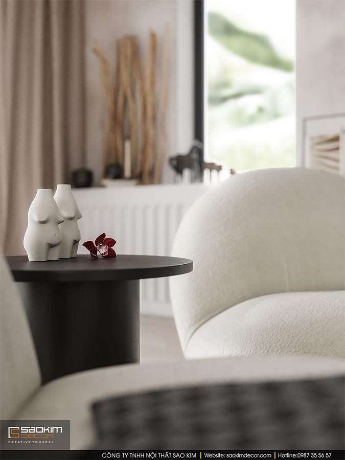 Thiết kế phòng khách biệt thự