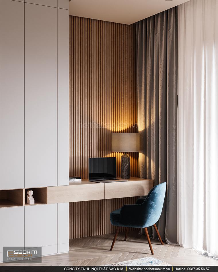 Thiết kế nội thất phòng ngủ master