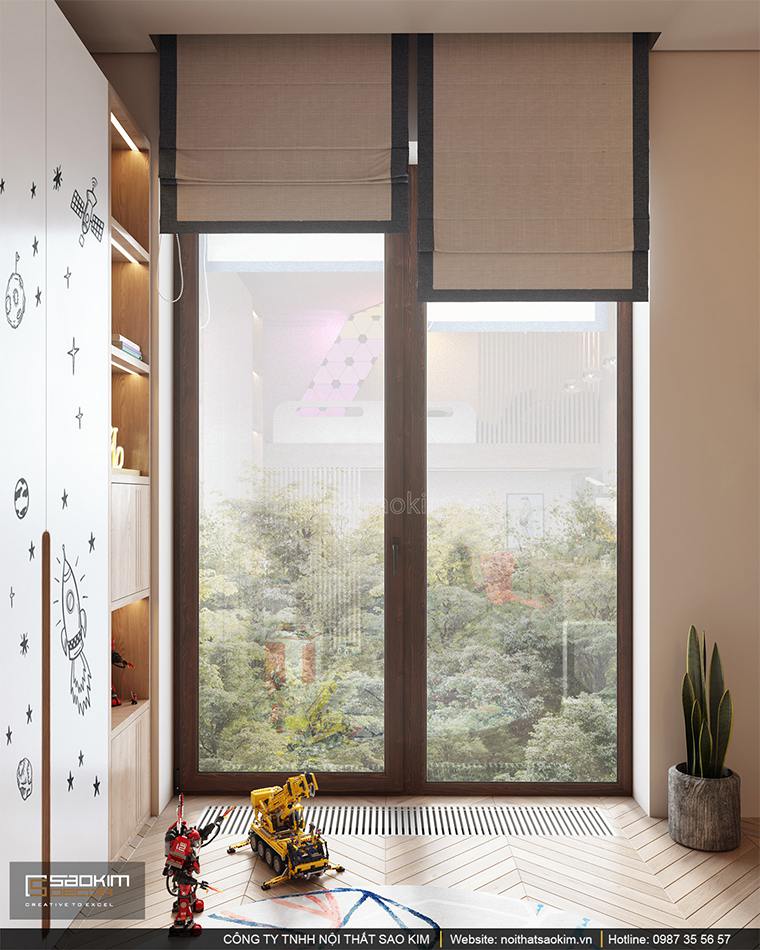 Thiết kế phòng ngủ bé trai