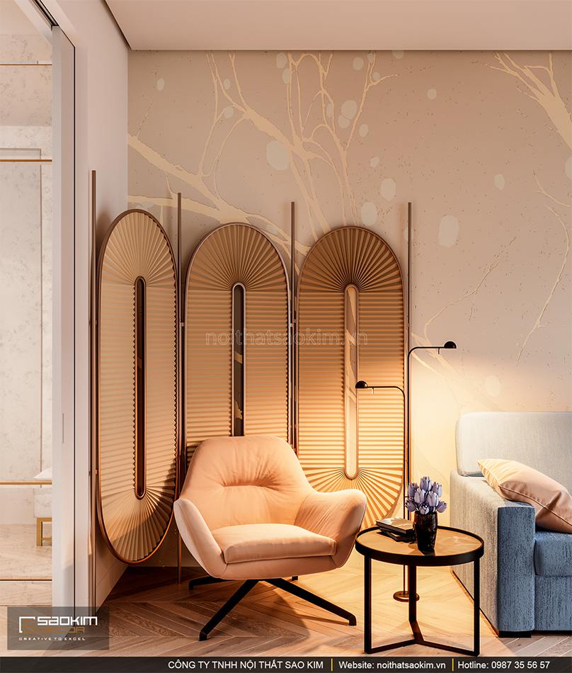 Thiết kế phòng làm việc riêng căn hộ cao cấp Vinhomes West Point