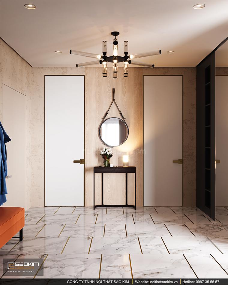 Thiết kế hành lang chung cư cao cấp Vinhomes West Point