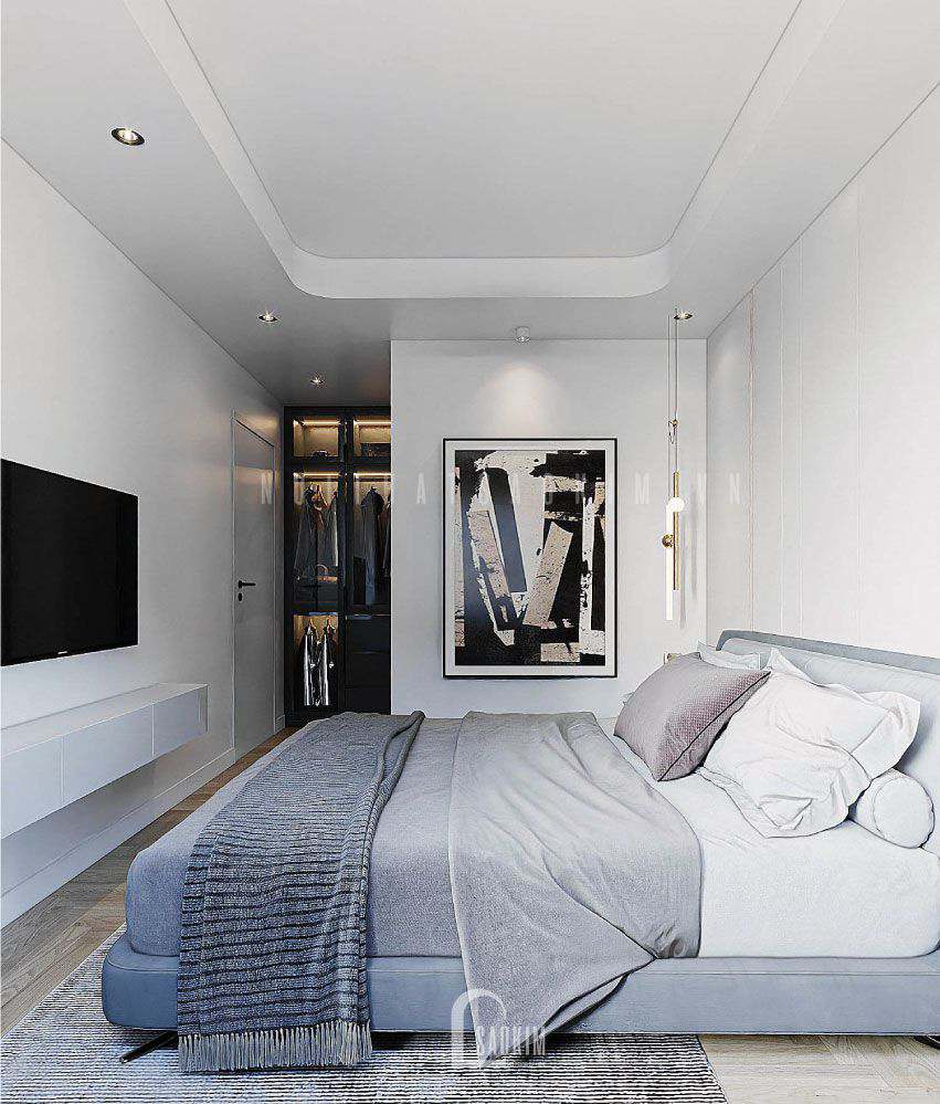 Ánh sang tự nhiên có thể chiếu vào phòng ngủ từ vị trí này