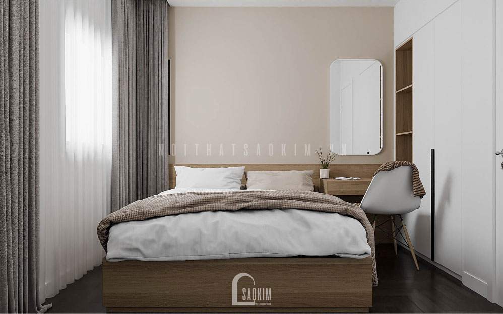 Phòng ngủ của bé với góc nhìn từ phía dưới lên