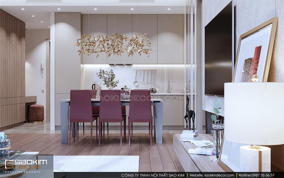 Thiết kế phòng bếp chung cư