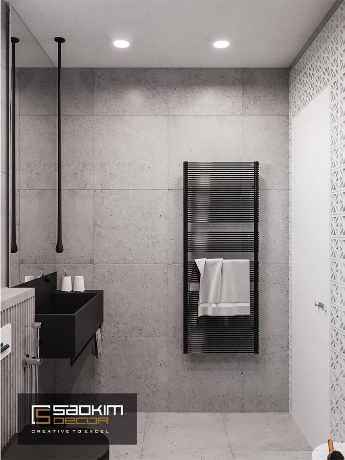 Thiết kế nội thất phòng tắm chung cư