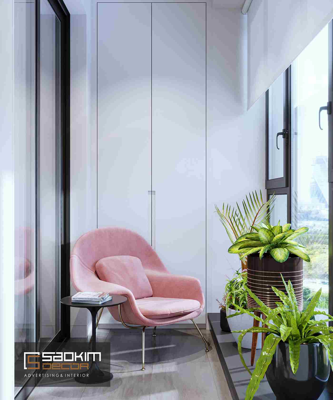 Thiết kế logia chung cư TNR Goldmard City