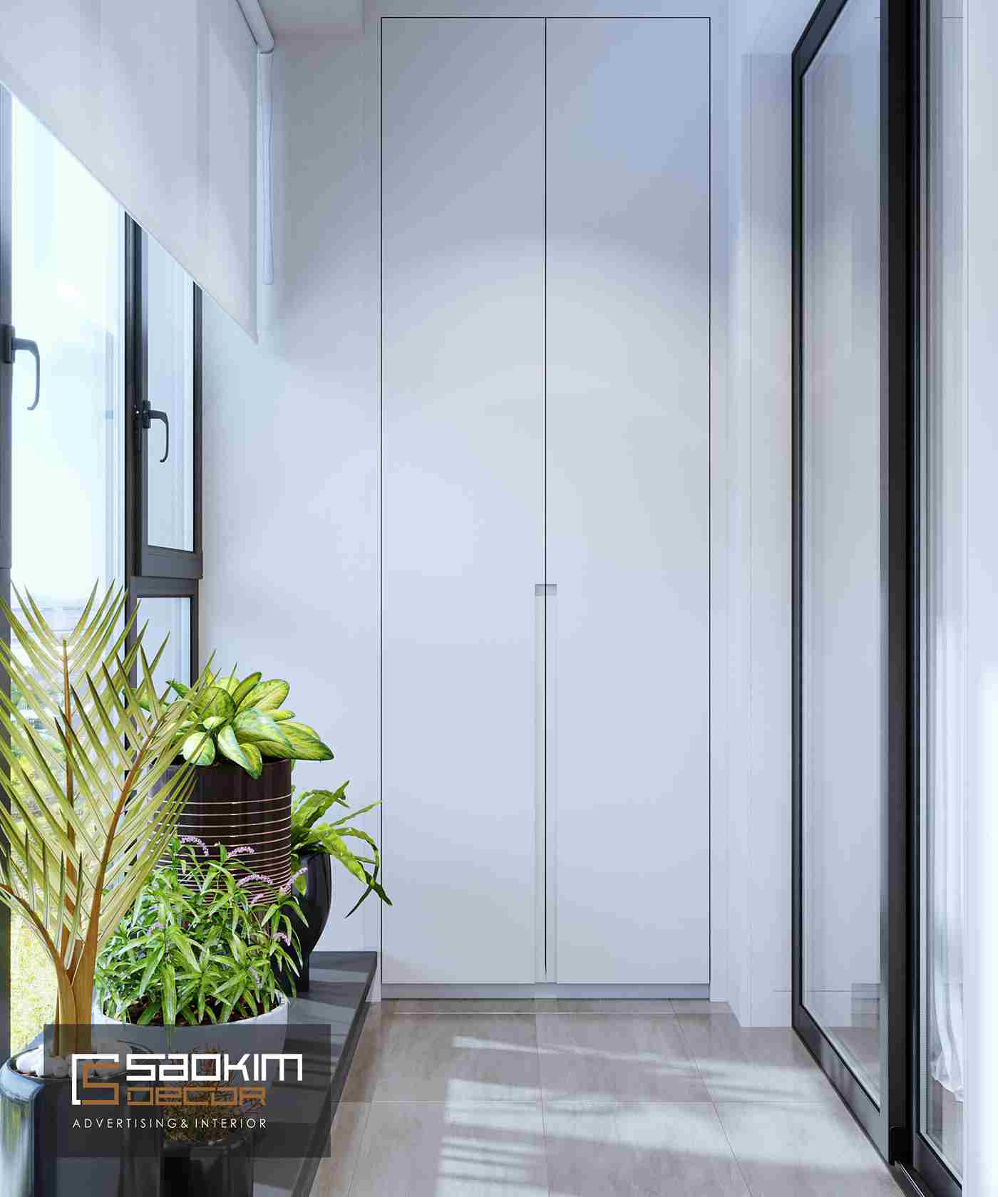 Thiết kế logia chung cư