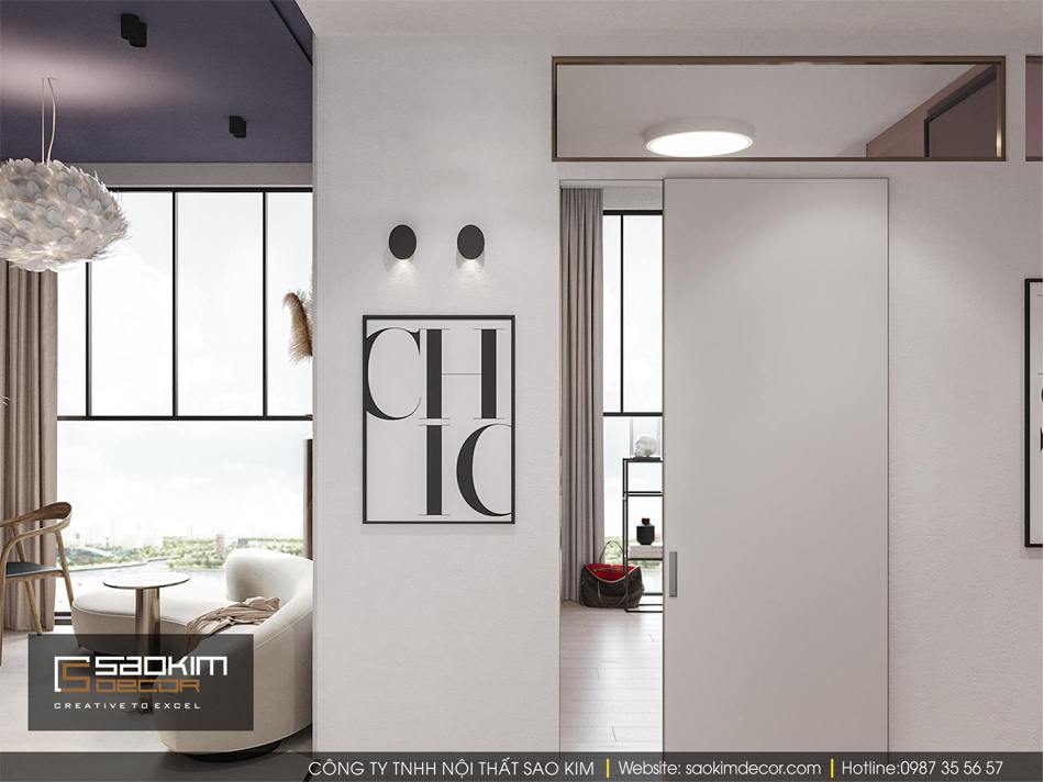 Thiết kế nội thất chung cư nhỏ Vinhome D'Capitale