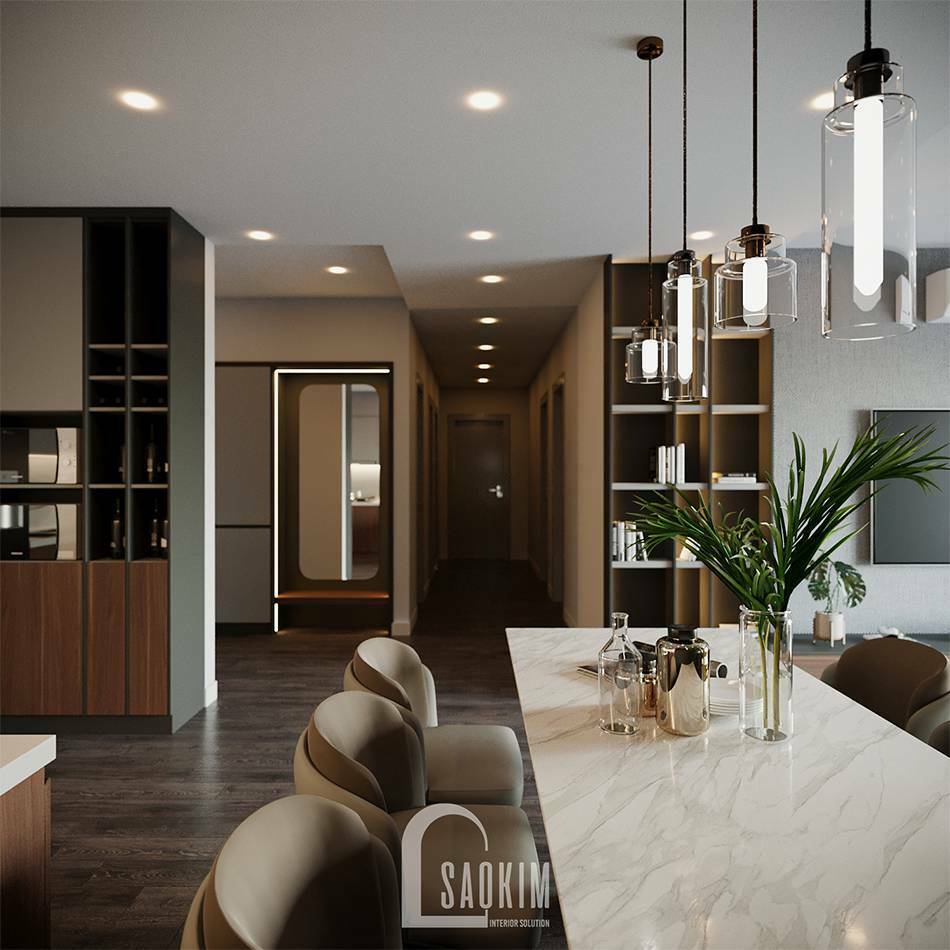 Mẫu thiết kế căn hộ 3 phòng ngủ HPC Landmark 105 Tố Hữu