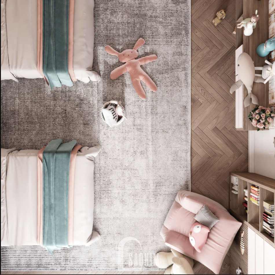 Không gian phòng ngủ cho bé bình yên và thoải mái