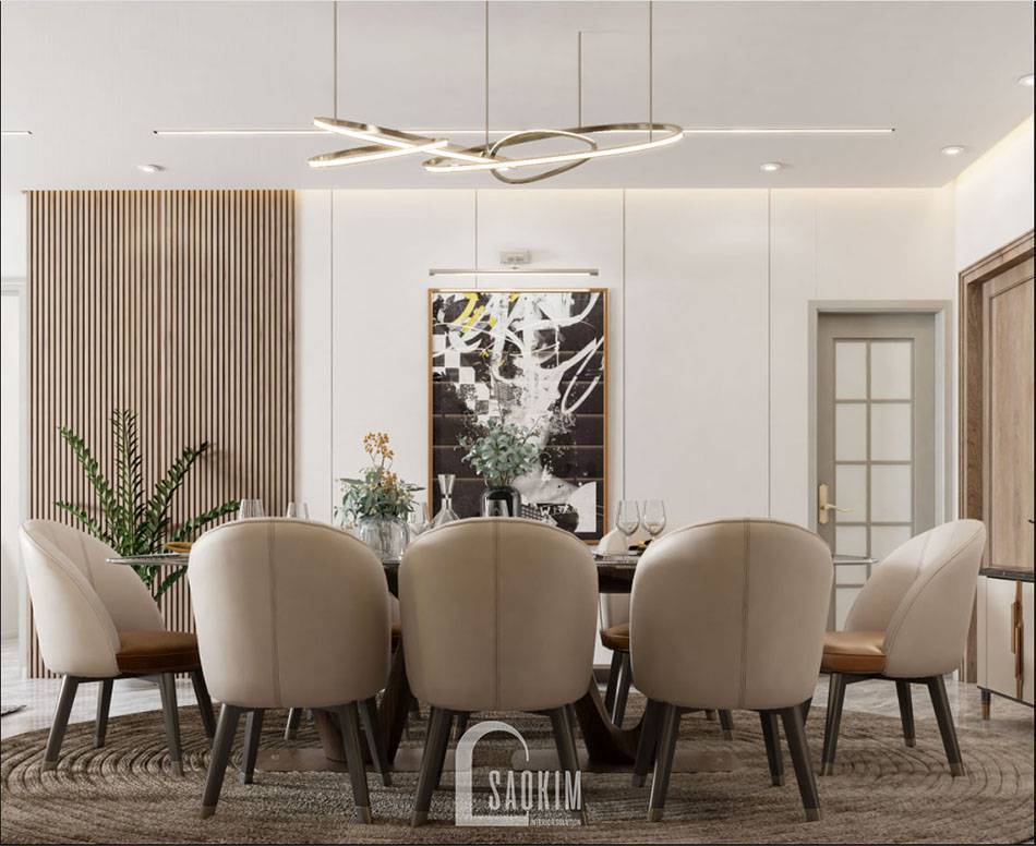 Không gian phòng ăn hiện đại, cao cấp