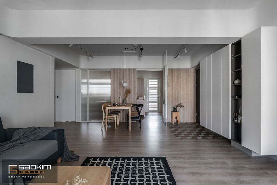 Thiết kế nội thất căn hộ chung cư Vinhomes Skylake Phạm Hùng theo phong cách Đài Loan