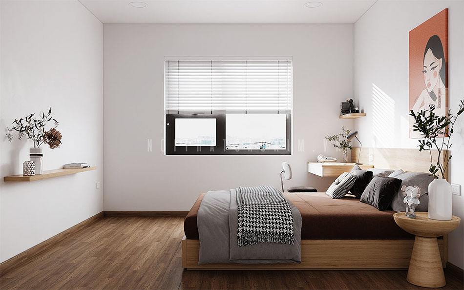 Trong không gian thiết kế Japandi không thể thiếu đồ trang trí đậm hơi thở Nhật Bản như cây xanh