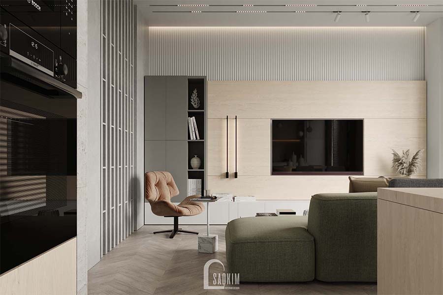 Thiết kế thi công nội thất chung cư 3 phòng ngủ Mullberry Lane 113m2 với vẻ đẹp tươi mới