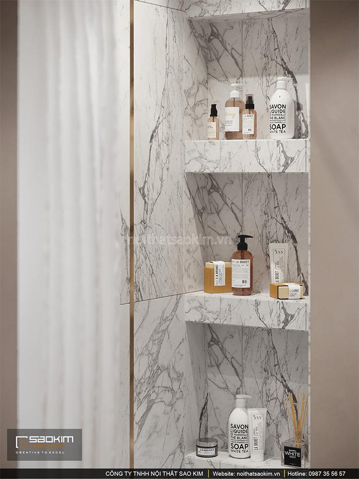 Thiết kế nội thất phòng tắm chung cư