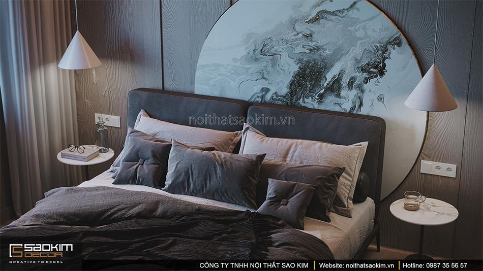 Thiết kế phòng ngủ chung cư Vinhomes Smart City