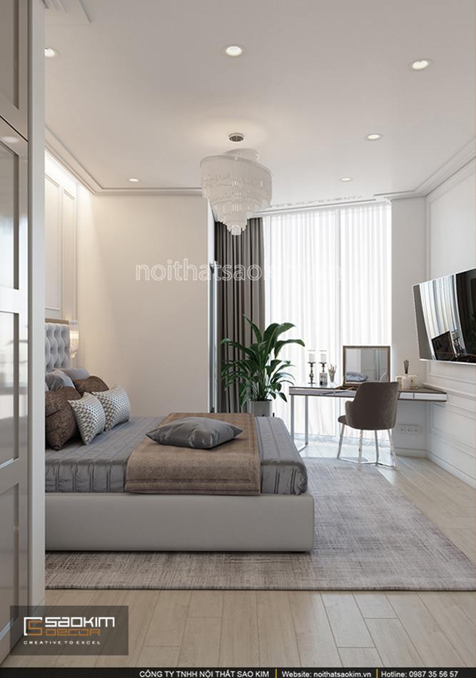 Thiết kế phòng ngủ chung cư Sun Grand City