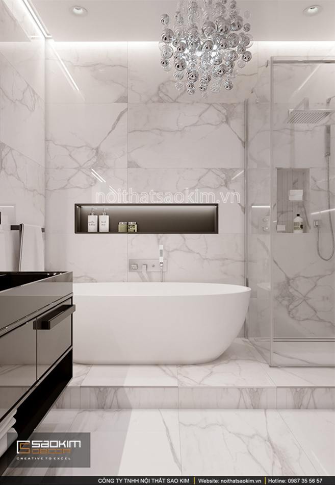 Thiết kế phòng tắm chung cư