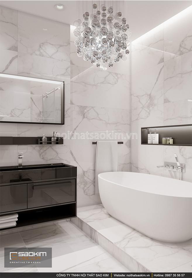 Thiết kế phòng tắm chung cư