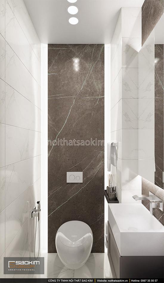 Thiết kế phòng tắm 2 chung cư