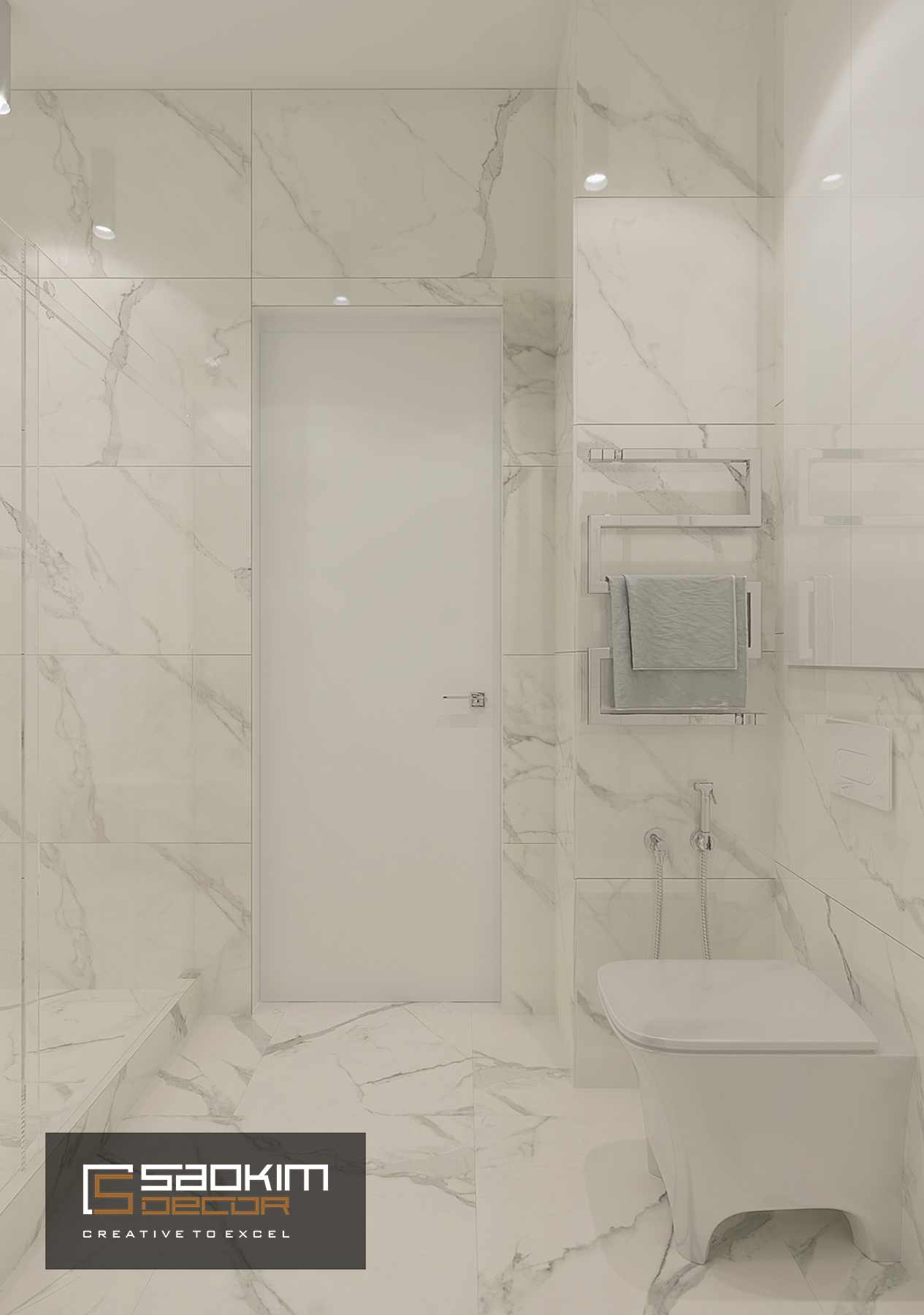 Thiết kế nội thất phòng tắm