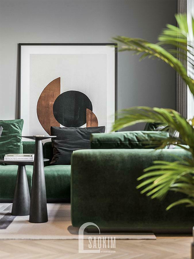 Nội thất phòng khách hiện đại, cao cấp