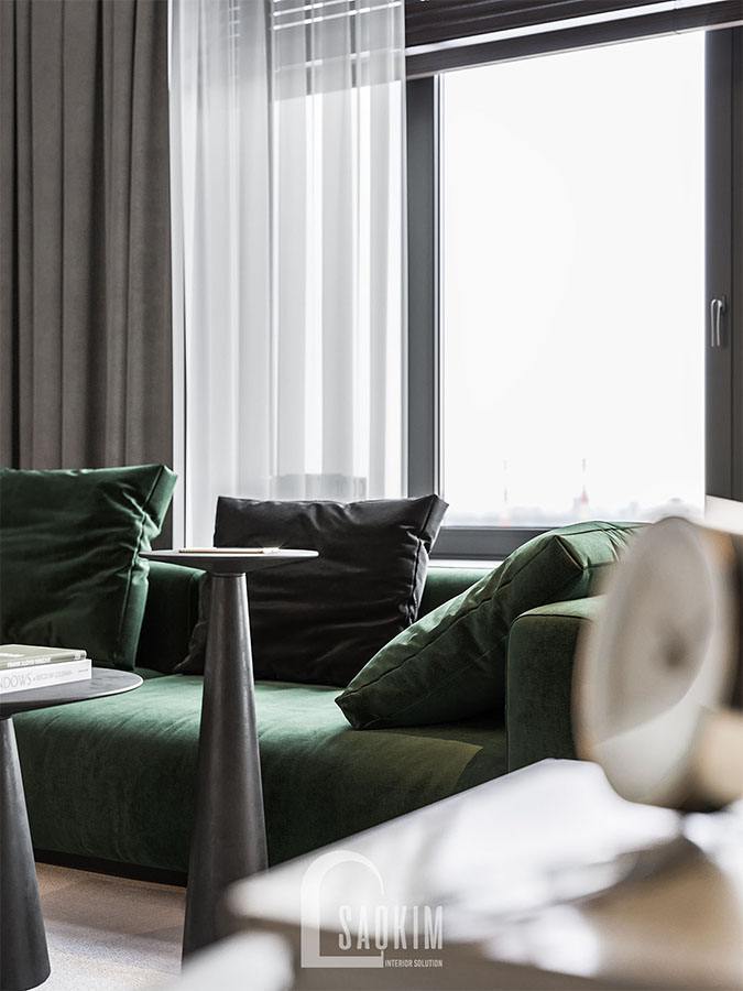 Nội thất phòng khách hiện đại và cao cấp