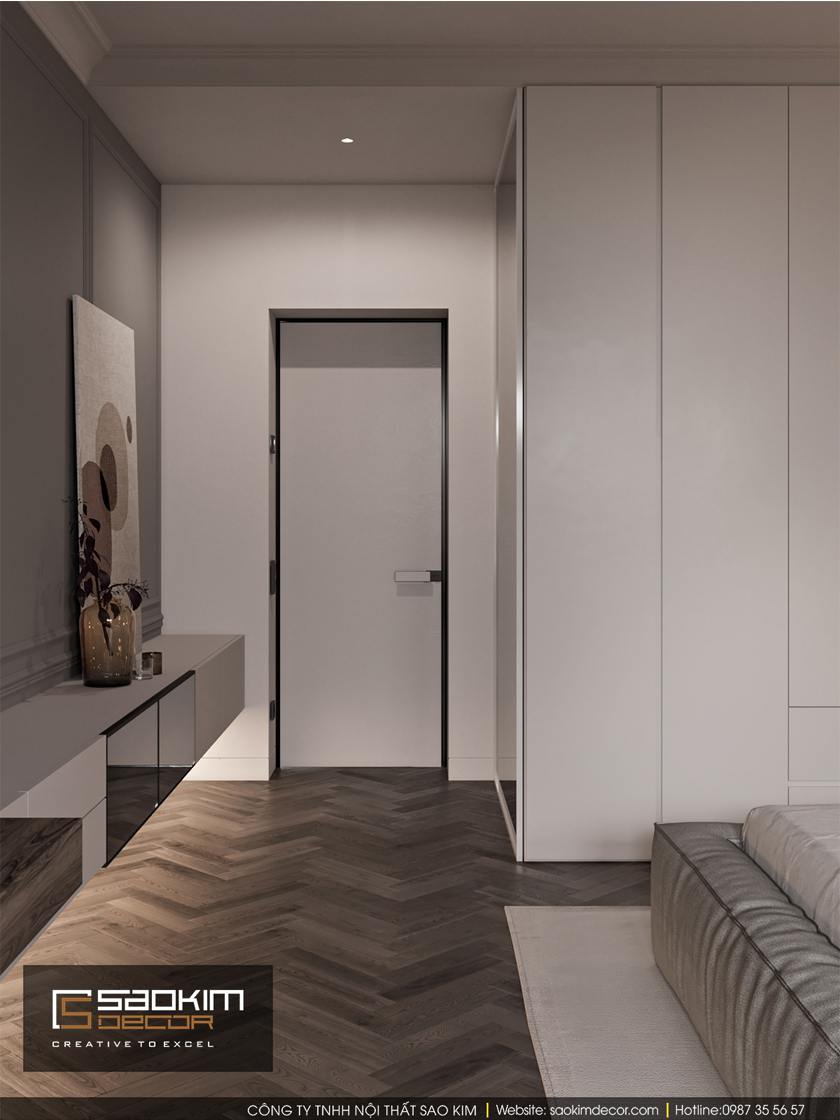 Thiết kế nội thất phòng ngủ master