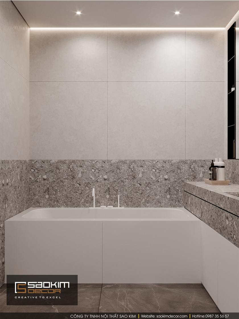 Thiết kế phòng tắm chung cư