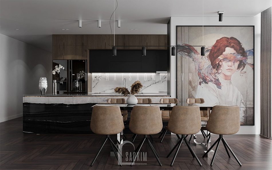 Thiết Kế Chung Cư 3 Phòng Ngủ The Zen Gamuda 157m2 Vẻ Đẹp Hiện Đại, Tinh Tế