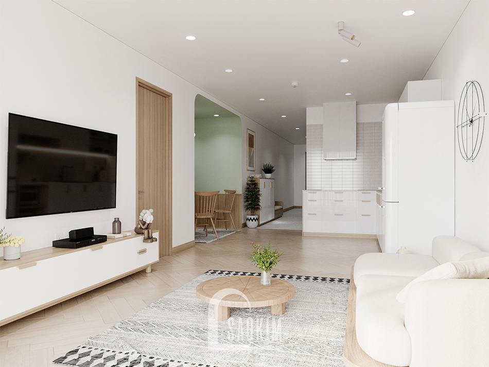 Thiết kế chung cư bàn giao thô dự án Thiên Niên Kỷ (TSQ)