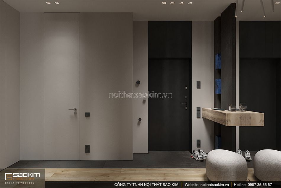 Thiết kế hành lang căn hộ