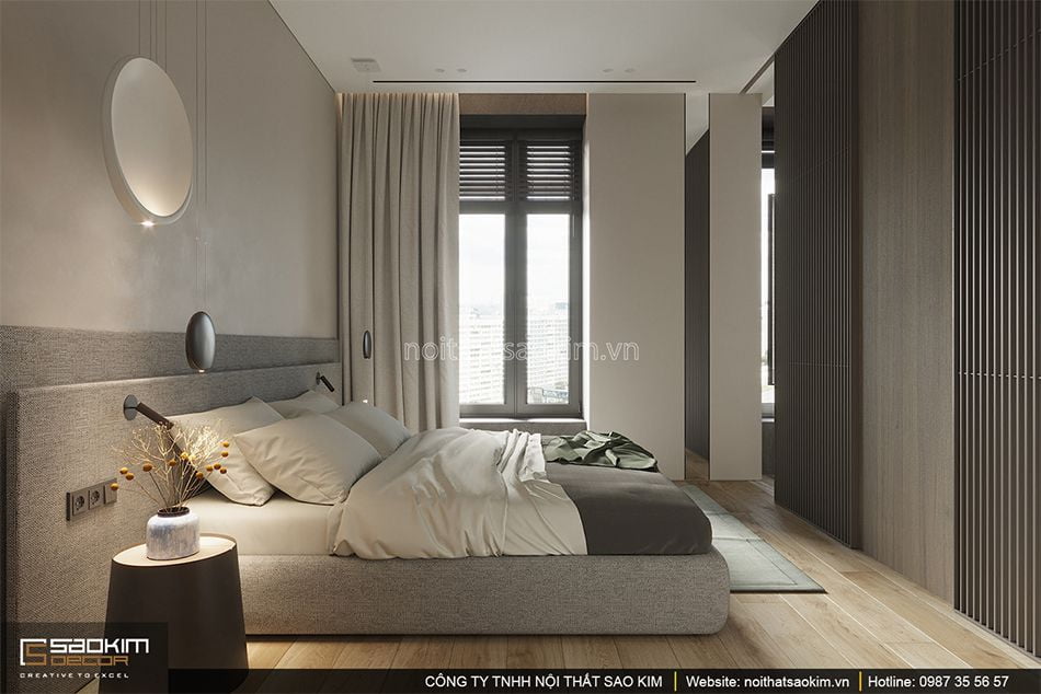 Thiết kế phòng ngủ master
