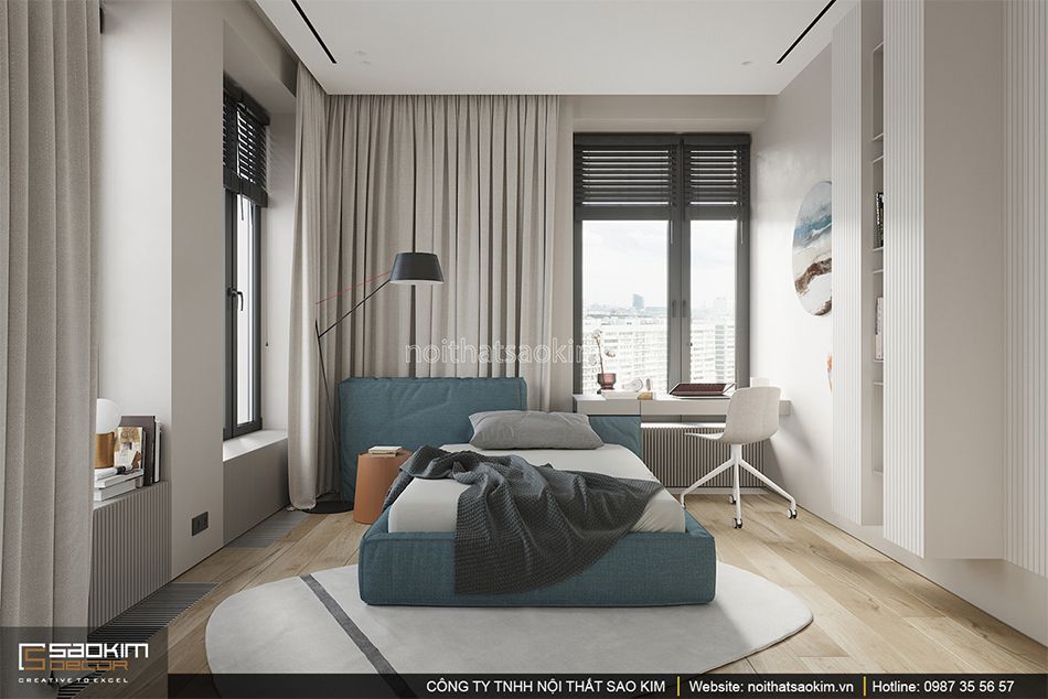 Thiết kế phòng ngủ theo phong cách Đài Loan