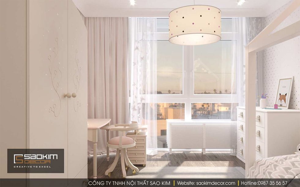 Thiết kế phòng ngủ cho bé