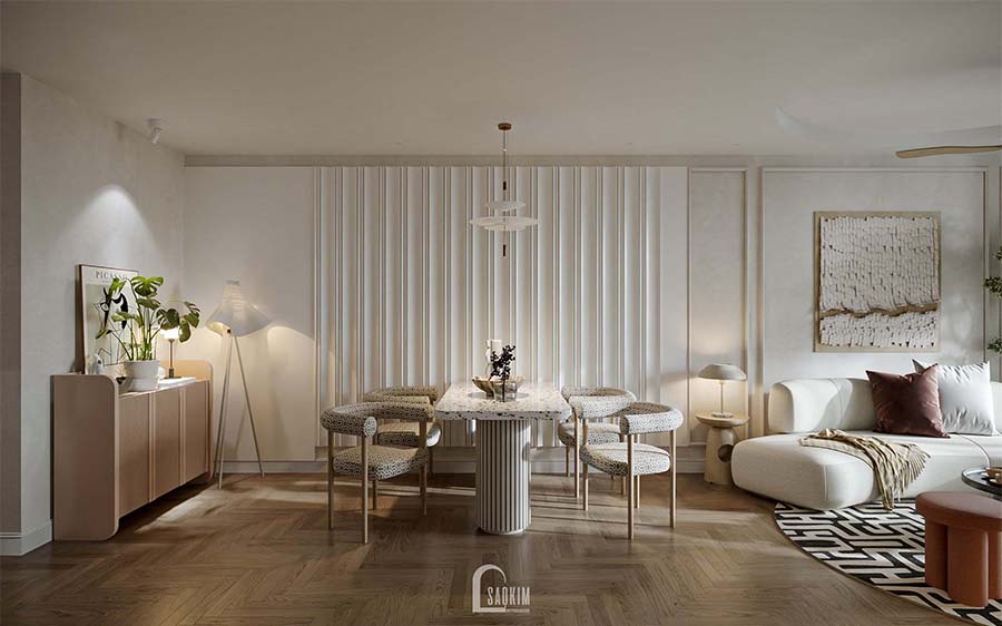 Thiết Kế Chung Cư Phong Cách Scandinavian Farmhouse Dự Án Feliz Homes