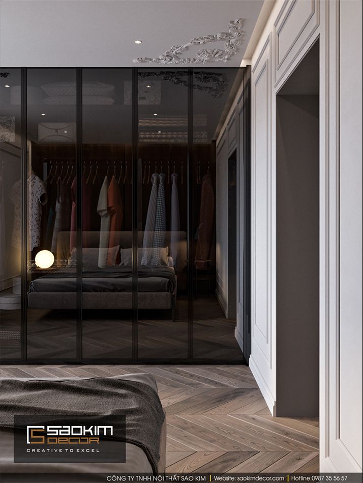 Thiết kế phòng ngủ 2 chung cư Vinhome Ocean Park