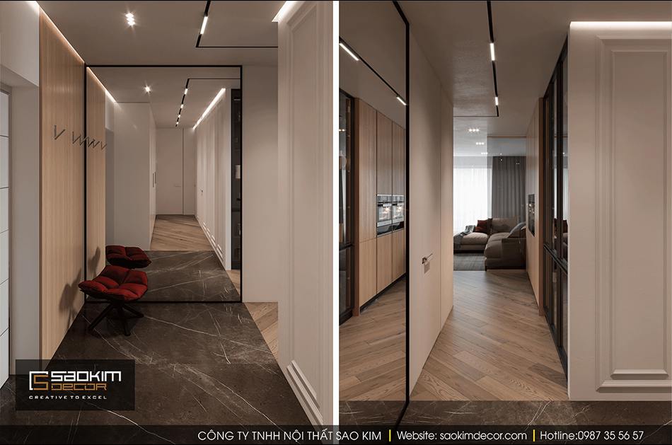 Thiết kế nội thất chung cư Hateco La Roma