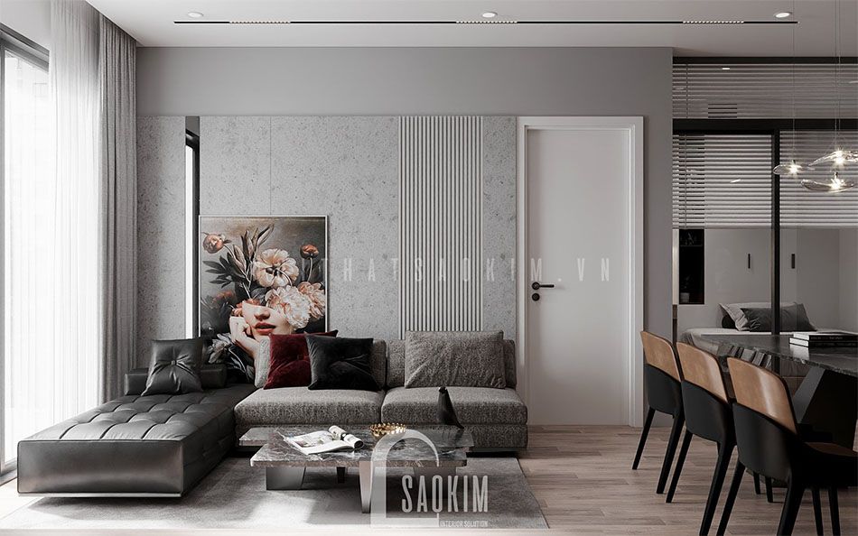 Thiết Kế Nội Thất Chung Cư 54m2 Lotus Central Bắc Ninh Đẹp Sang Trọng, Thời Thượng