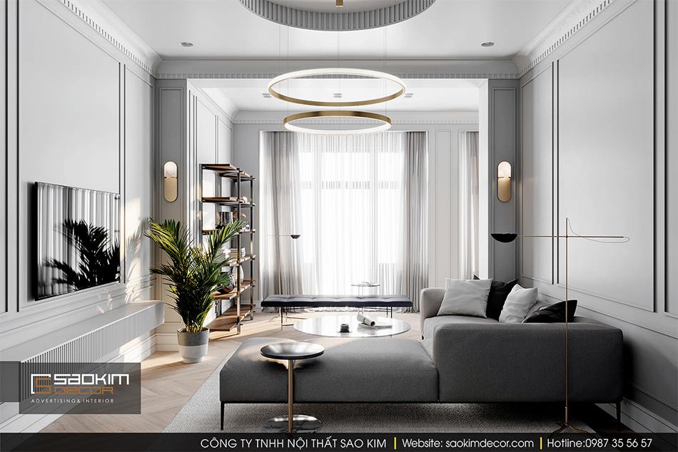 Thiết kế nội thất chung cư cao cấp CT1 Eco Green City