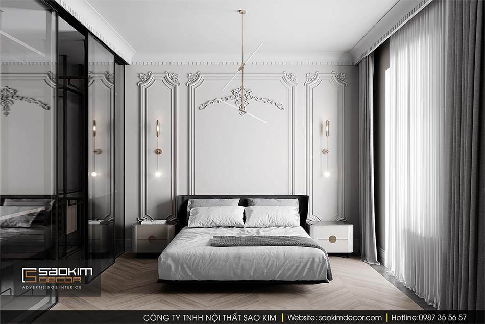 Thiết kế nội thất phòng ngủ master