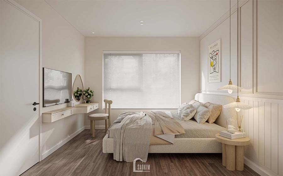 Thiết kế nội thất chung cư phong cách Korean Chic dự án Vinhomes Ocean Park