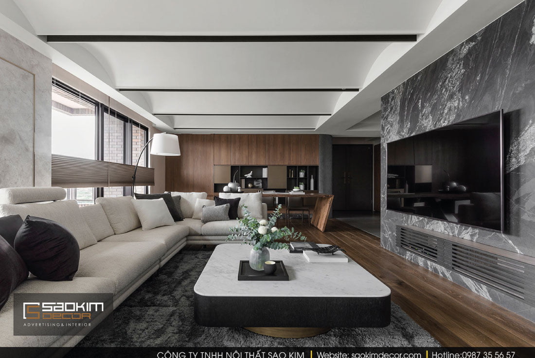 THIẾT KẾ NỘI THẤT CHUNG CƯ 90M2 LEGEND